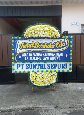Papan Bunga Duka di Sungai Lulut